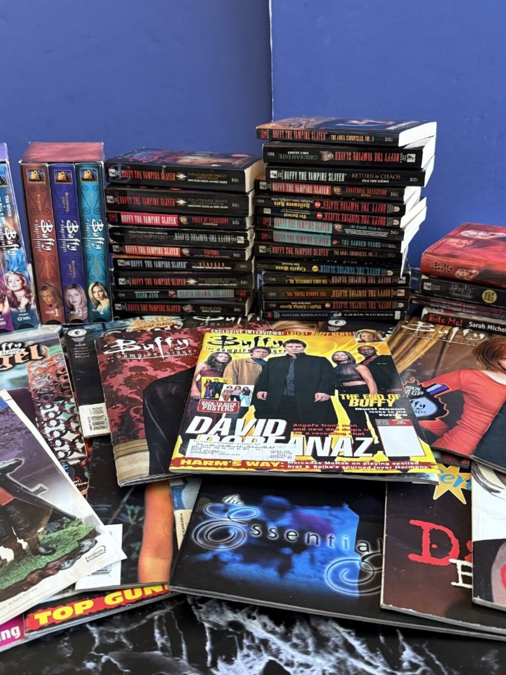 HUGE Buffy the Vampire Slayer/Angel Lot, Vintage YA HTF Horror Novels Y2K